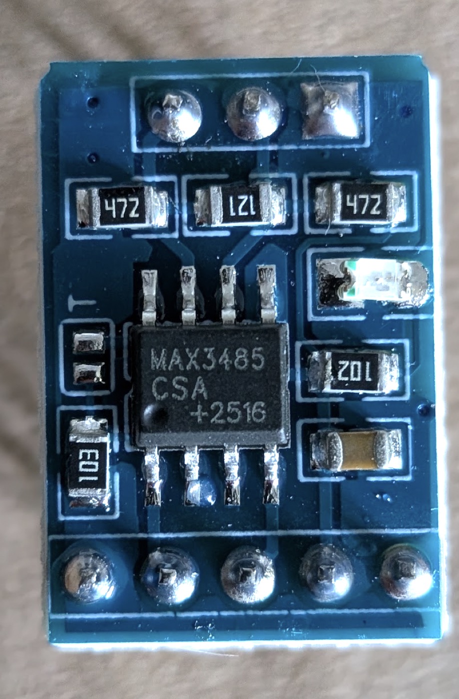 MAX3485, component side